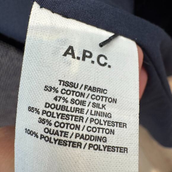 A.P.C. Tweed Coat Women's Size 34 (M) - Picture 6 of 11